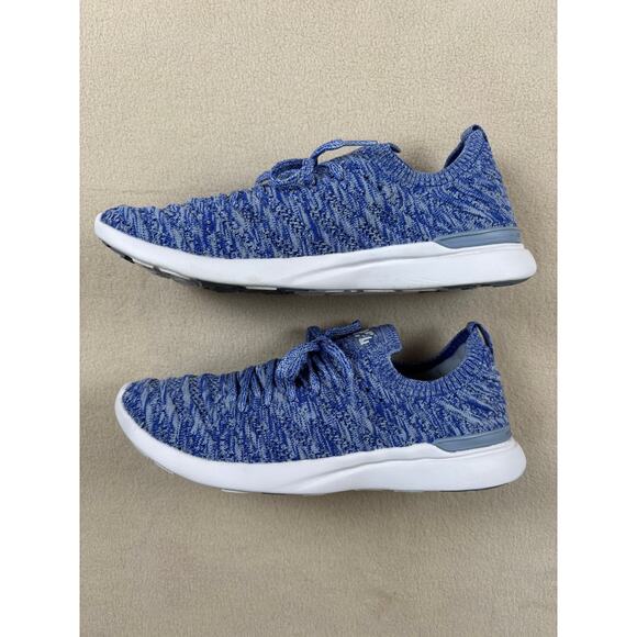 Women's APL Techloom Wave running athletic Sneakers EUC size 8 blue white - Picture 10 of 10